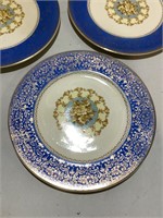 8 Dinner Plates Century by Salem 23 Karat ***