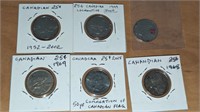 Lot of Canada 25 Cent Coins