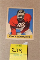 1949 LEAF VINCE BANONIS #38 FOOTBALL