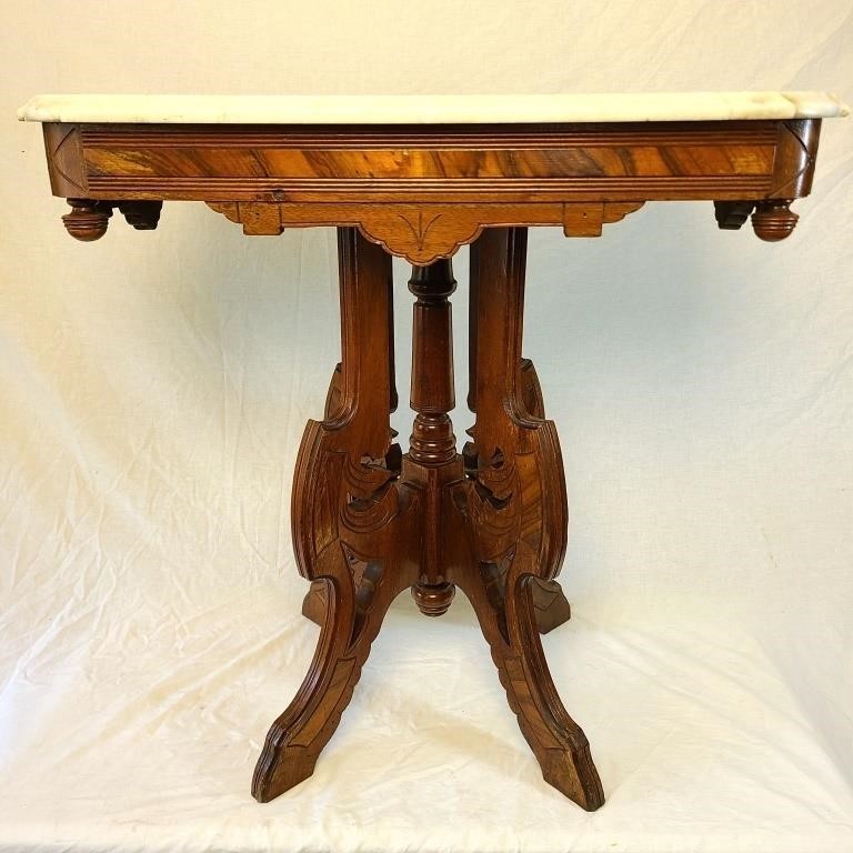 Victorian Marble Top Table