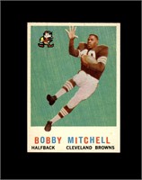 1959 Topps #140 Bobby Mitchell RC NRMT to NM-MT+