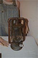 Dietz railroad lantern , broken glass