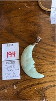 Jade Man in the Moon pendant