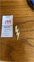 14 k lightning bolt pendant