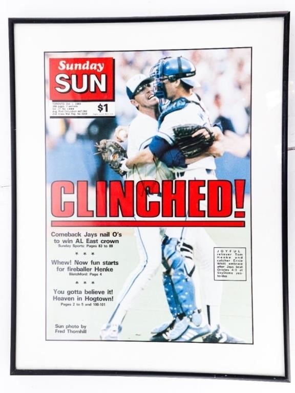 Toronto Sun Front Page - October 1, 1989 - "CLINC