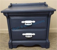 Blue painted night stand