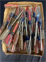 Box of Craftsman Screwdrivers