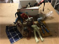 Vintage toys and action figures.