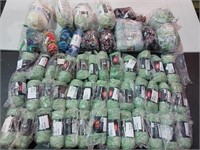 New Lot Of 56 Rolls Of Yarn Various Colours & Bran