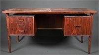 Danish Modern rosewood desk.