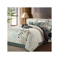 Chic Home Design Quuen Size Comforter Set 8Pcs