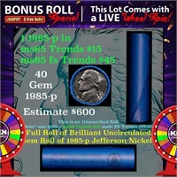 1-5 FREE BU Nickel rolls with win of this 1985-p S