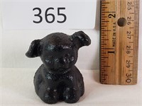 Vintage 1.5" Cast Iron Puppy Dog