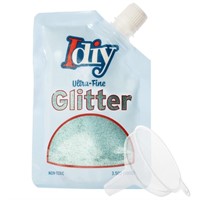 iDIY Ultra Fine Glitter (100g, 3.5 oz Pouch) w Eas