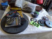 Assorted lot of Metal cutting wheels/ abrasives