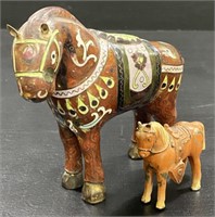 Tang Style Cloisonne Horse & Miniature Japanese