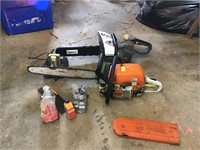 Pair of chansaws - Stihl has compression