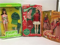 Group Of 3 Dolls In Boxes