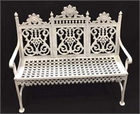 Southern Victorian Cast Iron Jacobs Mfg. Co. Bench