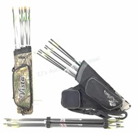 Assorted Quivers With Arrows, Vista, Archery