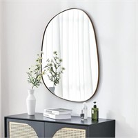 Asymmetrical Mirror For Wall Decor 23"x30", Modern