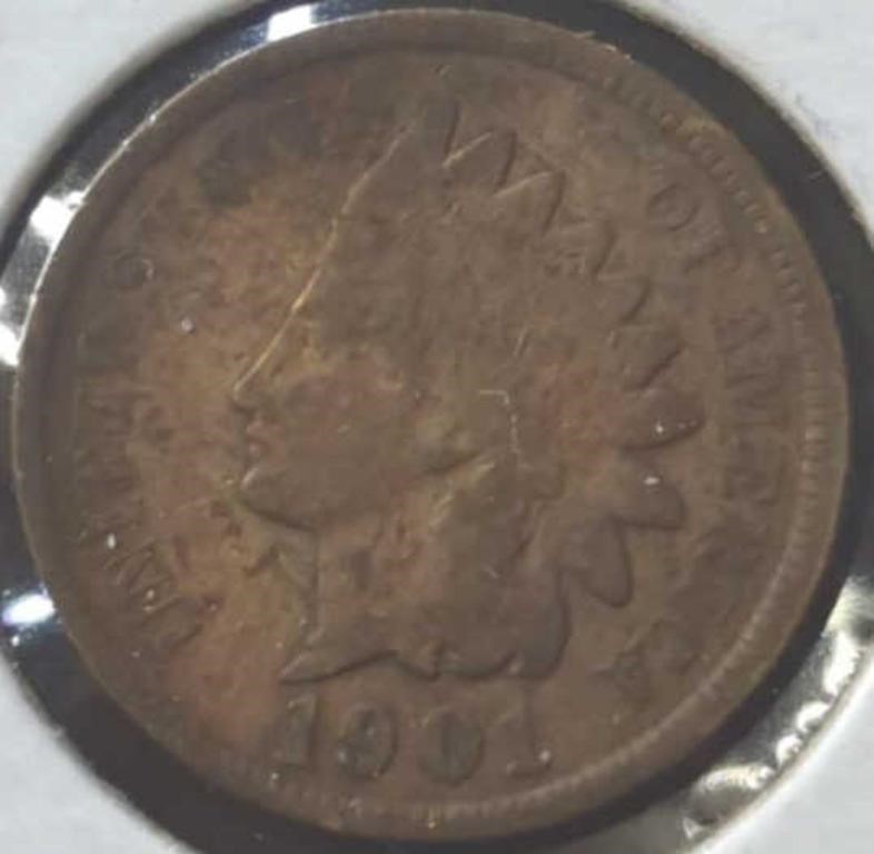 1901 Indian head penny