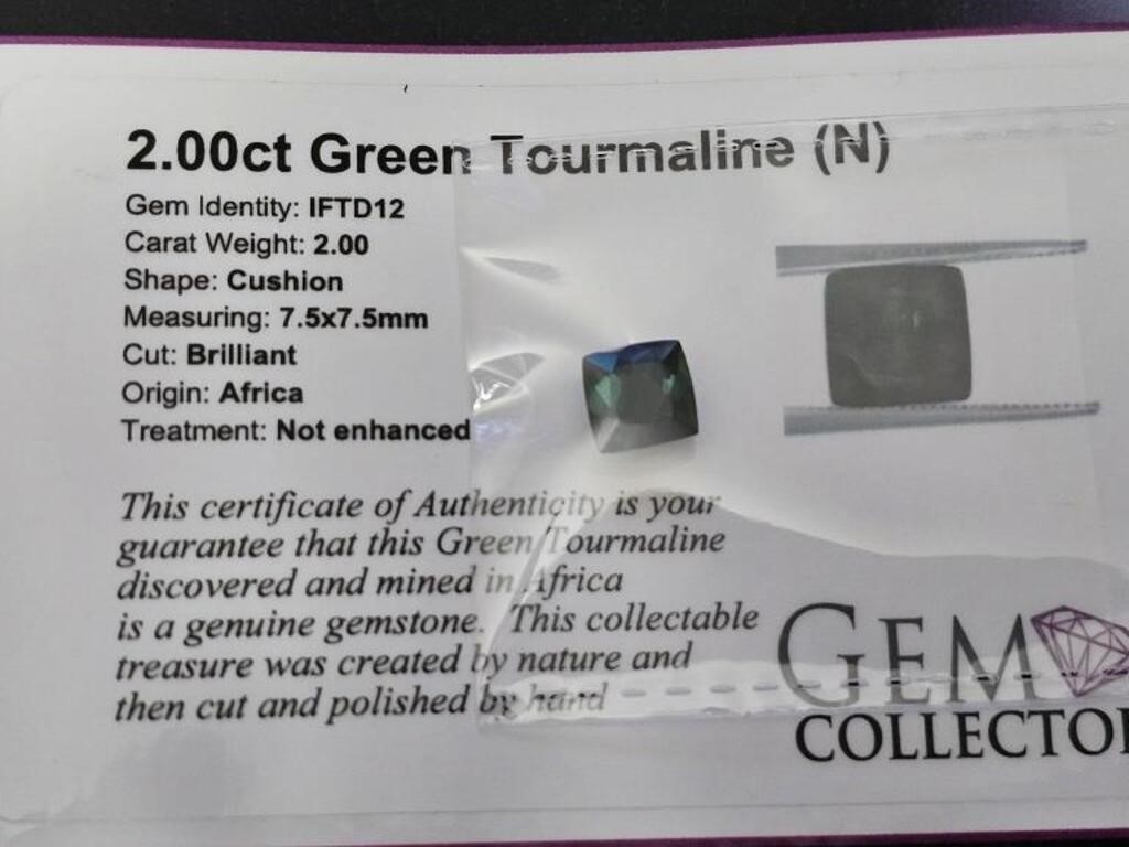 2.00ct Green Tourmaline