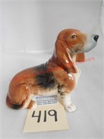 Basset Hound figurine.