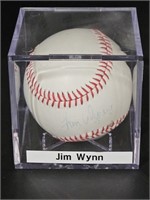Autographed  Jim Wynn Baseball