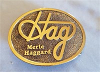 Merle Haggard Belt Buckle