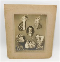 Large Antique Funeral Death Photograph Cabinet