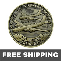 NEW B-29 Bomber Challenge Coin Commemorative