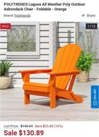 - C ALL WEATHER OUTDOOR ADIRONDACK CHAIR