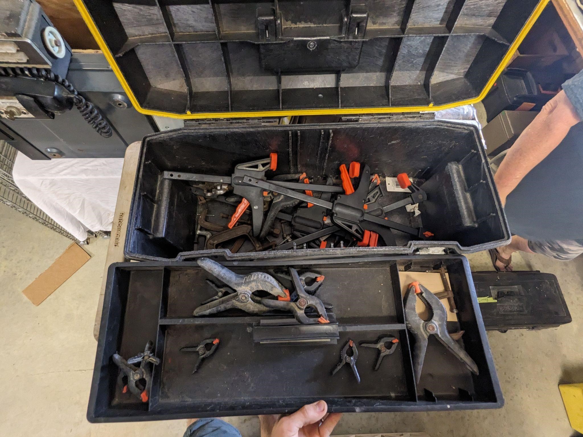 Stanley Toolbox w/Clamps