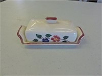 Vernonware Butter Dish, 7.5" L