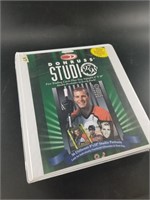 Large binder of NHL Don Russ studio portrait cards