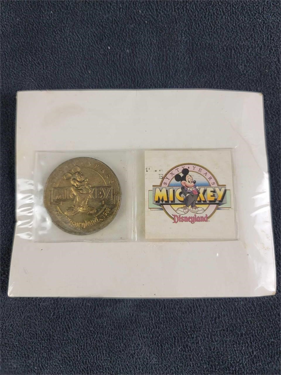 Mickey's Commemorative Coin 1988 60th Birthday