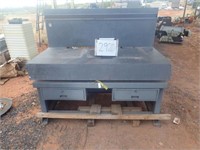3000 Lb Heavy Duty 2 Drawer Work Bench. 8" Granite