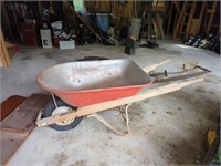 Metal craftsman wheel barrel