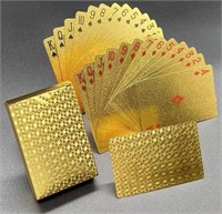 2 boxes Poker Cards, Luxury Waterproof Gold Foil