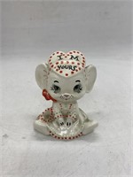 Vintage Mouse Pottery Figurine