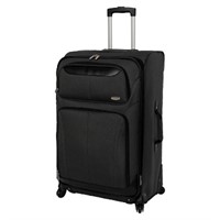 Skyline Softside Large Checked Spinner Suitcase -