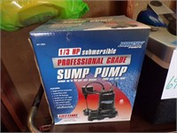 NIB 1/3hp submersible sump pump