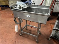Stainless Steel Mobile Wash Down Trough