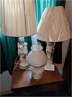 3 vintage Lamps