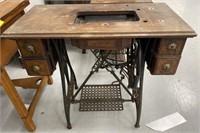 Vintage white s.m co sewing table with no machine