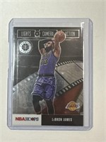 2019 Panini Hoops Premium Stock #20 Lebron James!