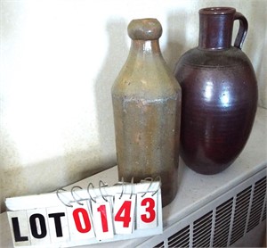 stoneware jug & stone bottle