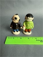 Oriental Man and Women Salt and Pepper Shakers