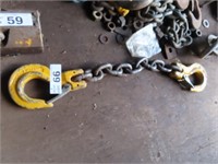 Lifting Chain with 2 Hooks